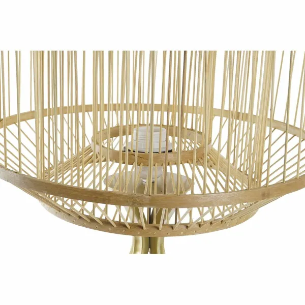 Lempos gaubtas DKD Home Decor Natūralus Bambukas 40 x 40 x 28 cm