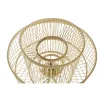Lempos gaubtas DKD Home Decor Natūralus Bambukas 40 x 40 x 28 cm