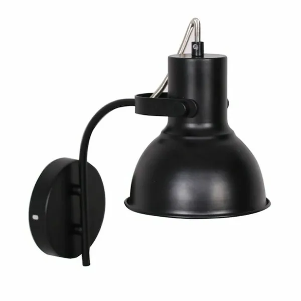 Seinälamppu DKD Home Decor 15 x 20 x 28 cm 16,5 x 26 x 28 cm Punainen Musta Metalli 220 V 50 W Loft (2 osaa)