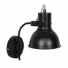 Seinälamppu DKD Home Decor 15 x 20 x 28 cm 16,5 x 26 x 28 cm Punainen Musta Metalli 220 V 50 W Loft (2 osaa)