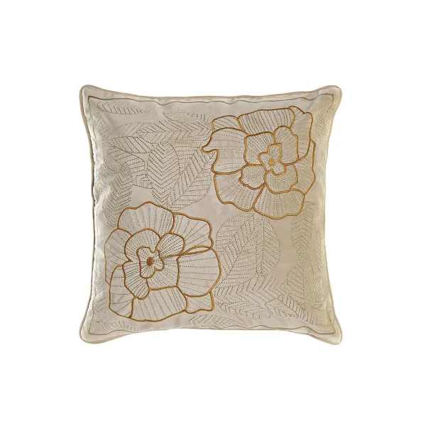 Tyyny DKD Home Decor Kullattu 45 x 10 x 45 cm Gėlės