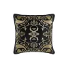 Подушка DKD Home Decor Чёрный Позолоченный 45 x 10 x 45 cm Араб