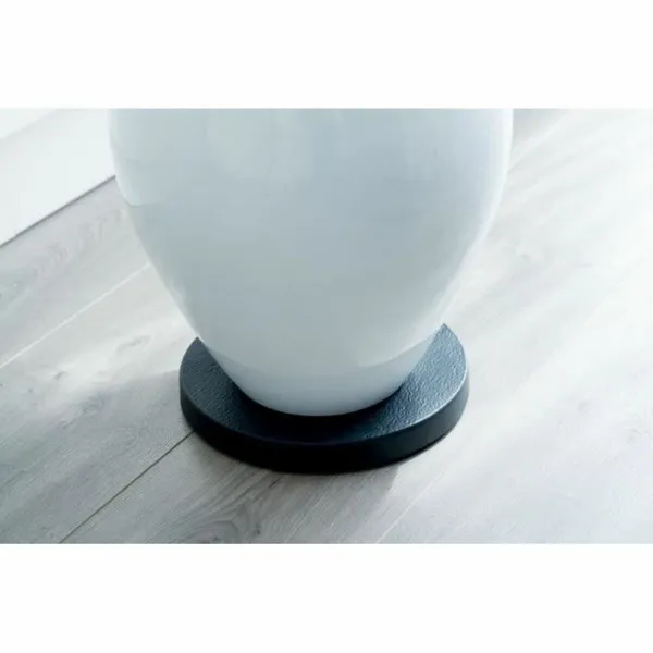 Gėlių puodo stovas su ratukais Nature Juoda polipropileno (Ø 29,2 x 4 cm)