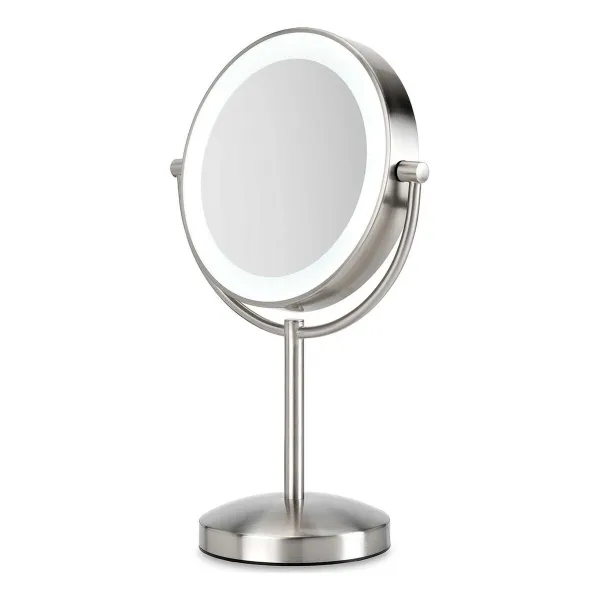 Magnifying Mirror with LED Babyliss Espejo De Maquillaje Led Double-sided