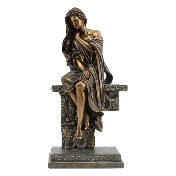 Dekoratīvās figūriņas DKD Home Decor 17 x 11 x 32,50 cm Dāma Varš