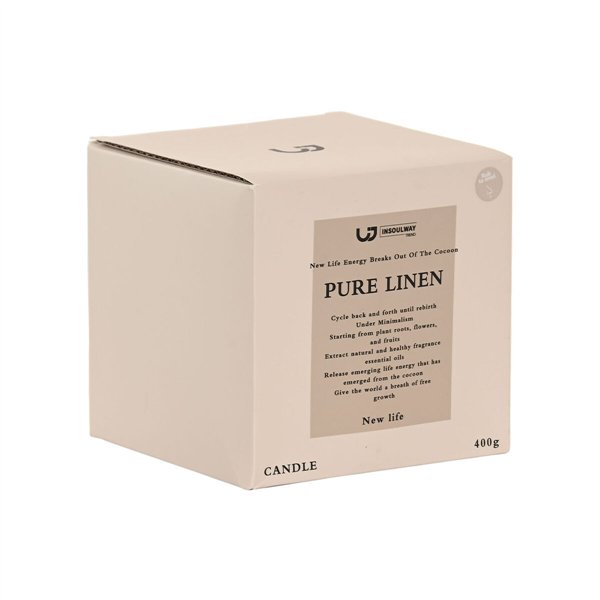 Tuoksukynttilä Home ESPRIT Pellava