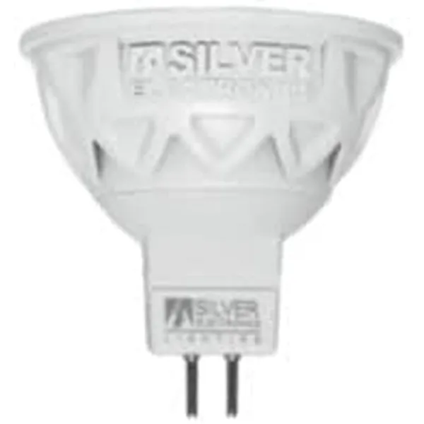 LED Spuldze Silver Electronics 440816 GU5.3 3000K GU5.3 Balts