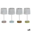 Stalinė lempa DKD Home Decor Keramikinis 16 x 16 x 33 cm Spalvotas 220 V 25 W 4 Dalys