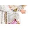 Decorative Figure DKD Home Decor Father Christmas Christmas Grey Pink PVC Wood 32 x 20 x 60 cm