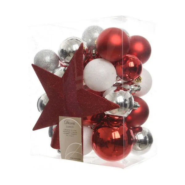 Kuuseehted Decoris Rojo/Blanco 33 Tükid, osad