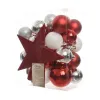 Eglītes rotājumi Decoris Rojo/Blanco 33 Daudzums