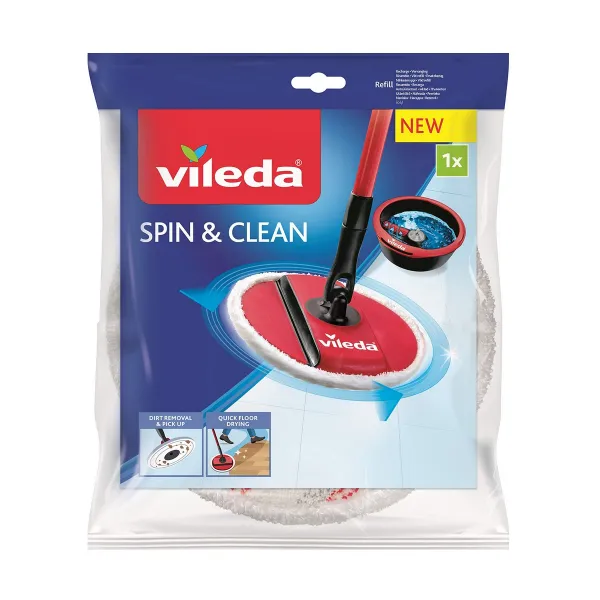 Mopi Asendusotsik Puhastamiseks Vileda Spin & Clean Mikrokiud