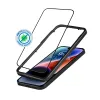 Crong Anti-Bacterial 3D Armor Glass - 9H Tempered Glass for the Full Screen iPhone 14 Pro + Installation Frame
