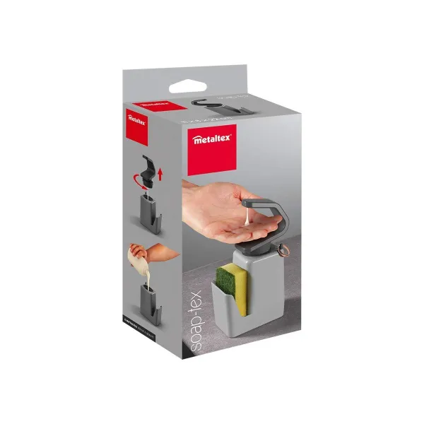 Muilo dozatorius Metaltex Soap-tex ABS (11 x 8 x 22 cm)