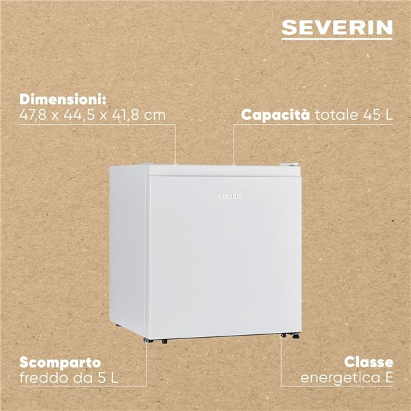Ledusskapis Severin KB8877       48 Balts