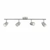 griestu gaismas Philips Foco Sudrabains Metāls 15,5 x 10 x 69 cm GU10 4