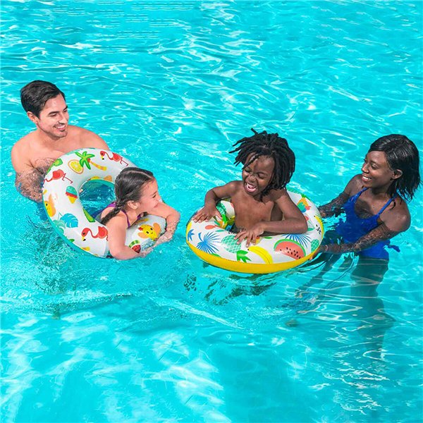 Надувной поплавок Bestway Разноцветный 53 x 53 x 12 cm