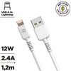 Кабель USB—Lightning Muvit for Change Белый 1,2 m
