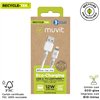 Кабель USB—Lightning Muvit for Change Белый 1,2 m
