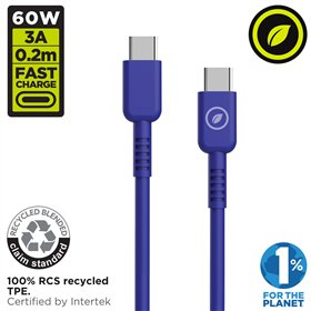 Кабель USB-C — USB-C Muvit for Change Синий 0,2 m