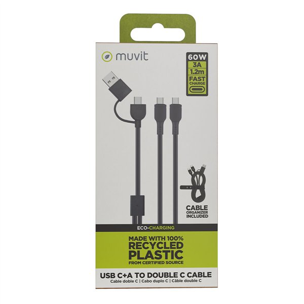 USB-C-kaabel Muvit for Change Must