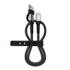 USB A - USB-C kabelis Muvit for Change Juoda