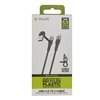 USB A - USB-C kabelis Muvit for Change Juoda