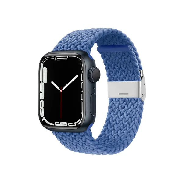 Crong Wave Band – Braided Apple Watch Strap 44/45/46/49mm (Blue)