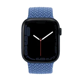 Crong Wave Band – Braided Apple Watch Strap 44/45/46/49mm (Blue)