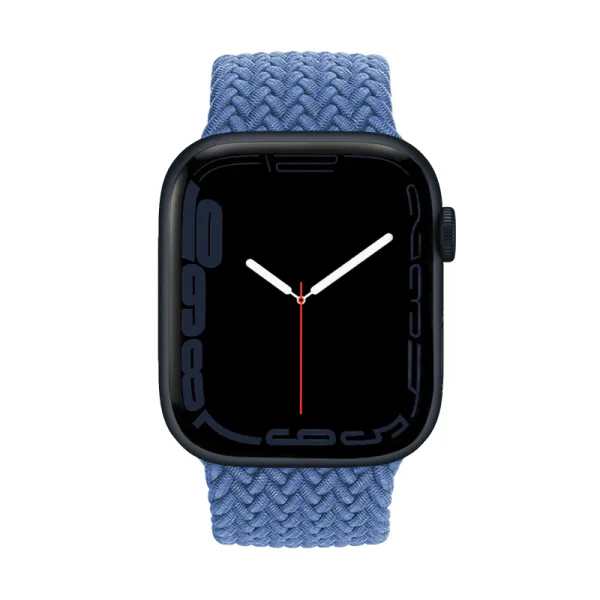 Crong Wave Band – Braided Apple Watch Strap 44/45/46/49mm (Blue)