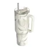 Quokka Stream - Stainless Steel Thermal Mug 1200 ml with Straw (Cotton)