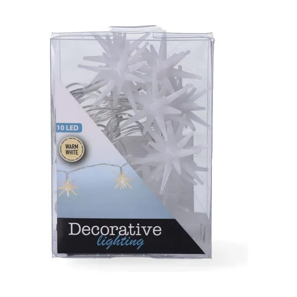 Wreath of LED Lights Lumineo Transparent 1 m 1,30 m (Cool White)
