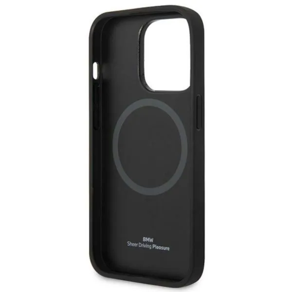 BMW Signature Logo Imprint MagSafe - Case for iPhone 14 Pro (Black)