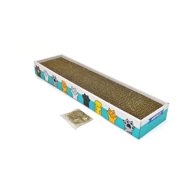 Raapimapuu kissalle Nayeco TABY CAT Ruskea Kartonki 48 x 13 x 4 cm