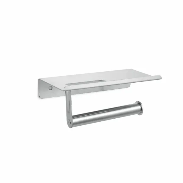 Vessapaperirullateline DKD Home Decor 18 x 9,7 x 7,5 cm Hopeinen Ruostumaton teräs