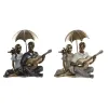 Dekoratyvinė figūrėlė DKD Home Decor 18 x 11 x 12,5 cm 18 x 11 x 17 cm Spalvotas Pora (2 vnt.)