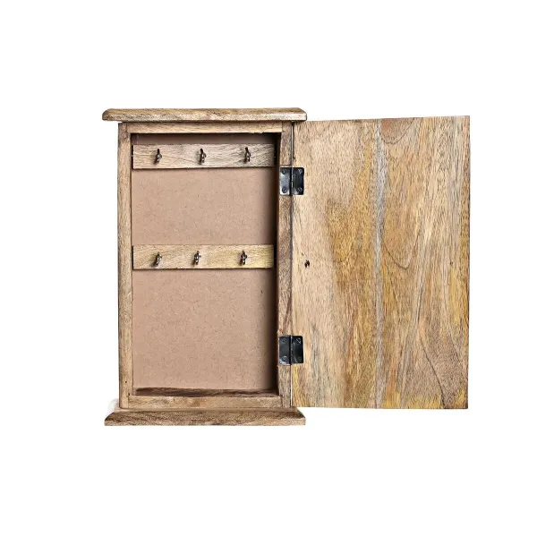 Шкаф для ключей DKD Home Decor Коричневый Темно-коричневый 18 x 7,5 x 28 cm