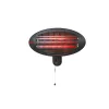 Kvartsilämmitin EDM 07090 07090 Musta 2000 W 49,6 x 15,6 x 24,2 cm