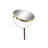 spogulis DKD Home Decor 18 x 13 x 35 cm Pelēks Bēšs Bronza Metāls Balts Sveķi Gaiši pelēks (2 gb.)