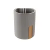 Tualetes Birste DKD Home Decor 9,5 X 9,5 X 36,5 CM Dabisks Pelēks Cements