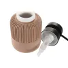 Saippua-annostelija DKD Home Decor Musta Sementti Terrakotta polypropeeni 7 x 7 x 16 cm