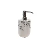 Ziepju dozators DKD Home Decor Melns Cements Balts