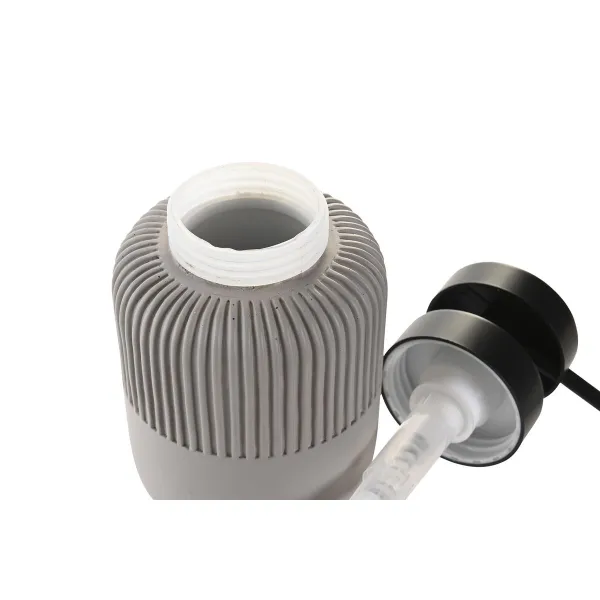 Ziepju dozators DKD Home Decor 7 x 7 x 15 cm Pelēks Cements polipropilēns