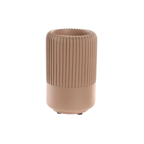 Стакан DKD Home Decor терракот Цемент 7 x 7 x 11 cm