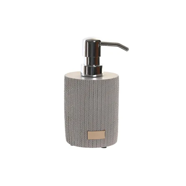 Saippua-annostelija DKD Home Decor Harmaa Sementti polypropeeni
