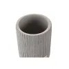 Lasi DKD Home Decor Harmaa Sementti 8 x 8 x 10 cm