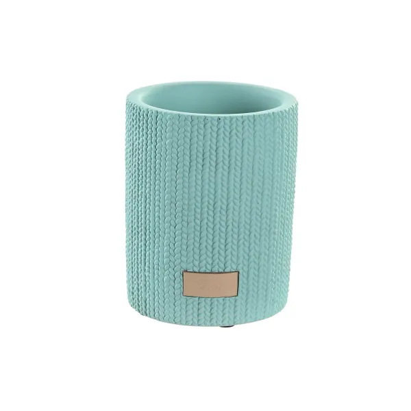 Lasi DKD Home Decor Vihreä Sementti 8 x 8 x 10 cm