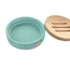 Indas muilui DKD Home Decor 11 x 11 x 2,5 cm Cementas Žalia