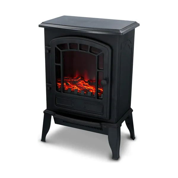 Dekoratyvinė elektrinė kamino krūtinė Classic Fire Torino Juoda 2000 W 56,5 x 24 x 38 cm