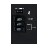 Koristeellinen elektroninen takan reunus Classic Fire Torino Musta 2000 W 56,5 x 24 x 38 cm